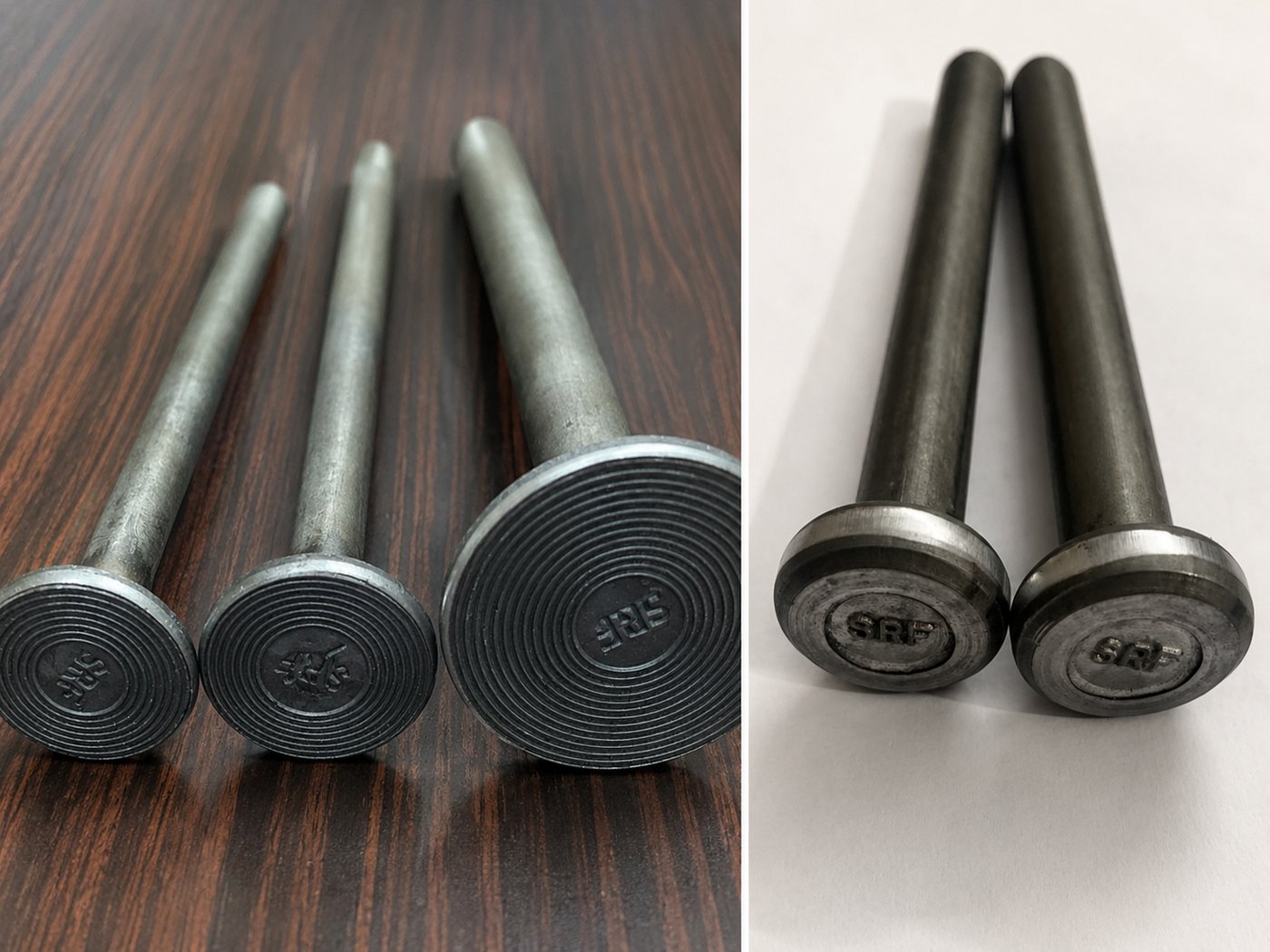 Shear connector studs compared with PSR studs